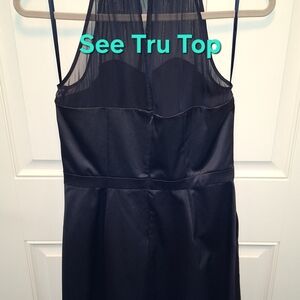 The Limited Navy Blue Sleeveless Cocktail Dress Brand New